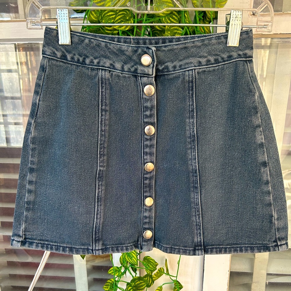 Denim Mini Skirt